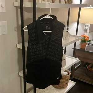 Nike Black Quilted Vest